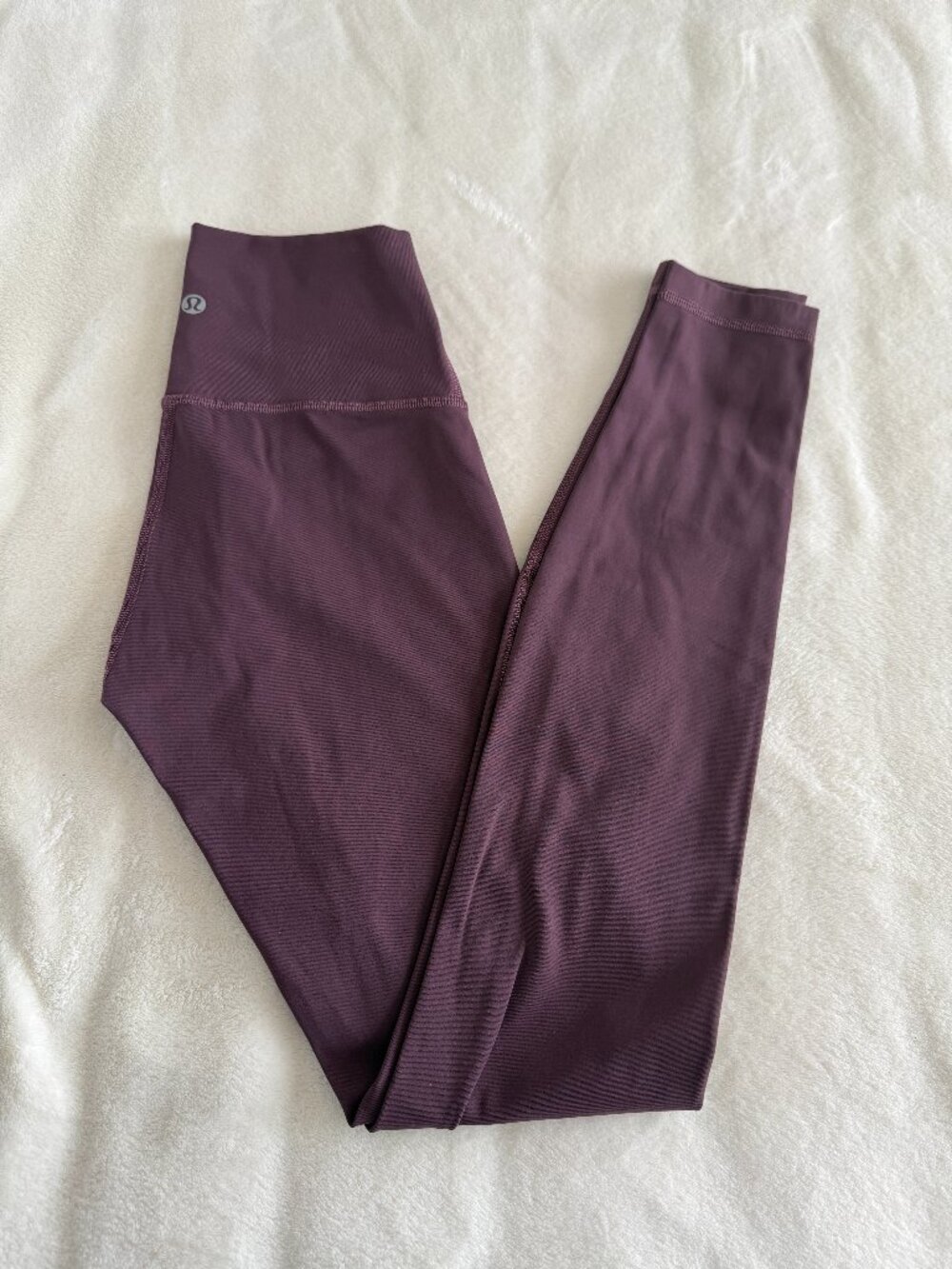 Lululemon Wunder Under High Rise Leggings Plum Burgundy Women's Size 2
